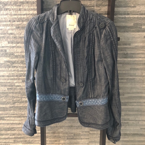 Anthropologie Brand Elevenses Jeans Jacket - Picture 3 of 10